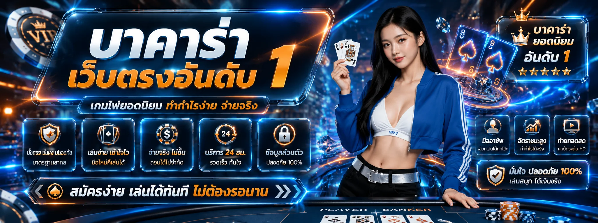 คาสิโนออนไลน์ WINZY888 บาคาร่าสดถ่ายทอดจากห้องจริง